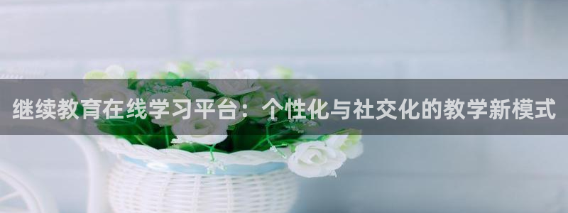 新航海娱乐会所地址查询：继续教育在线学习平台：个性化与社交化