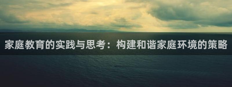 新航新客舱机上娱乐银：家庭教育的实践与思考：构建和谐家庭环境