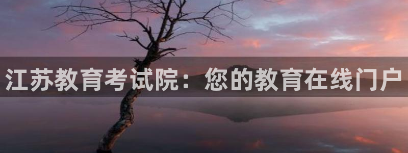新航娱乐集团最新消息：江苏教育考试院：您的教育在线门户