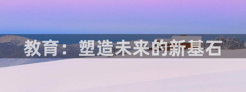 南京新航娱乐：教育：塑造未来的新基石