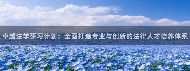 新航娱乐公司：卓越法学研习计划：全面打造专业与创新的法律人才