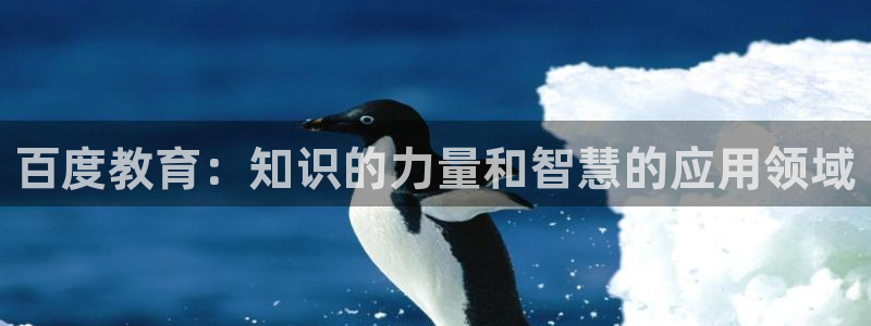 邯大新航娱乐：百度教育：知识的力量和智慧的应用领域